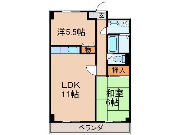 ロワイヤルＴＮの物件間取画像